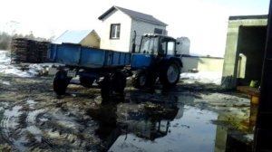 Загнать двухосный прицеп в гараж? Да не проблема.