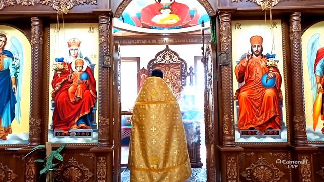 Храм Архистратига Божия Михаила с. Беловодское. Литургия 19.06.2022 смотреть онлайн