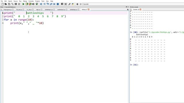 Python Coding Example