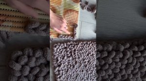 Коврик для ванной из пряжи Alize Puffy