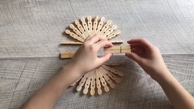 АЖУРНАЯ Салфетница из Деревянных Прищепок Своими руками