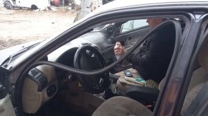 чёрный салон и новый фронт на лада калина
