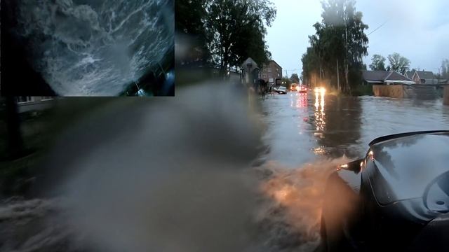 Покатушки по воде GoPro6,flood, video walk, GoPro 6 test смотреть онлайн