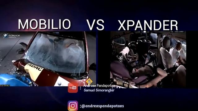 VIRAL!!!TES UJI TABRAK HONDA MOBILIO VS MITSUBISHI XPANDER смотреть онлайн