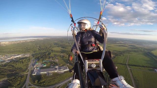 Параплан в Челябинске. Полёты 24 июня 2017 смотреть онлайн