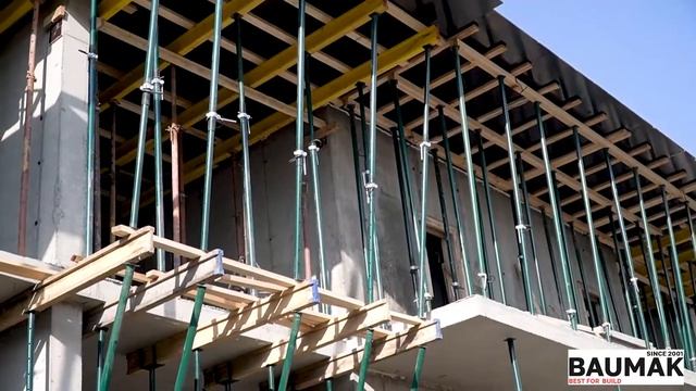 Телескопические стойки опалубки перекрытий