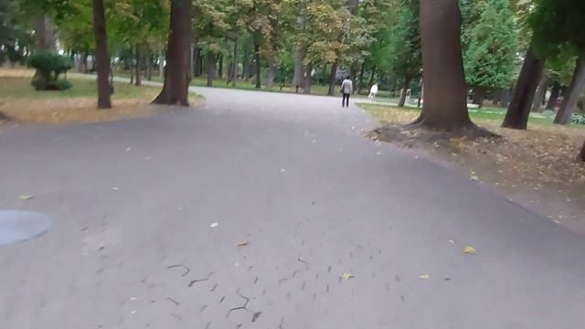 осенняя #покатушка по парку на #самокате #kugoo #m5 #pro