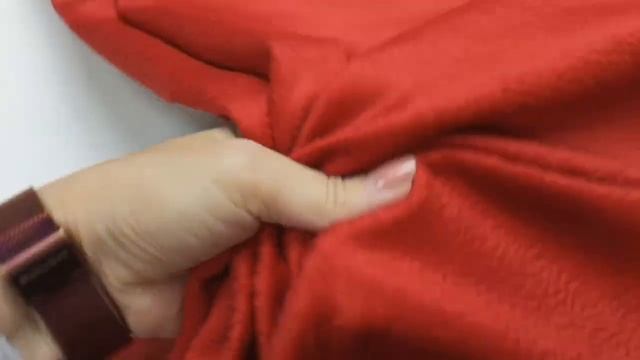 26-7392 Пальтовая ткань с ворсом волной, цвет рубиновый смотреть онлайн