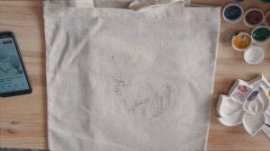 Мастер-класс по росписи сумки-шоппера.