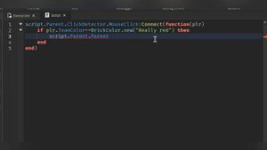 Как сделать Team Click Door | Roblox Studio