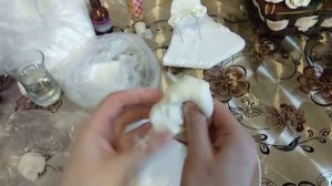 Холодный фарфор без варки.С гипсовой шпаклевкой.