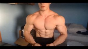 TEEN MUSCLE FLEX BICEPS  SIX PACK  PEC AWESOME
