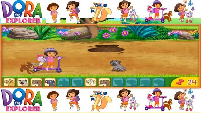 Dora the Explorer Fairytale Adventure - Dora puppies - Dora games смотреть онлайн