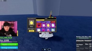 THIS TRIDENT GIVES YOU DRAGON POWERS! Roblox Blox Fruits