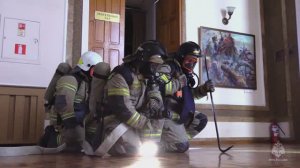 Условный пожар потушен: огнеборцы МЧС провели учения в Севастопольском центре культуры и искусств