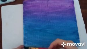 Рисуем вместе на картоне красками