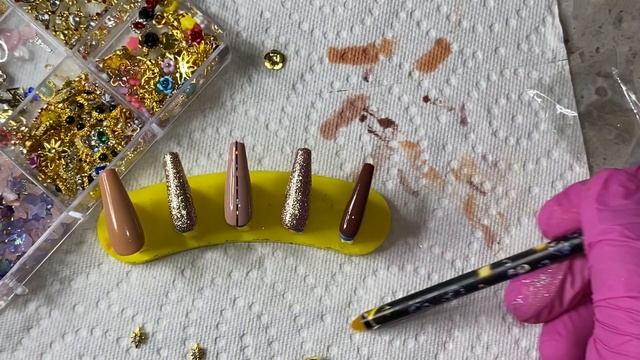 How to make press on nails in depth | press on nails tutorial |How to pack and ship press ons смотреть онлайн