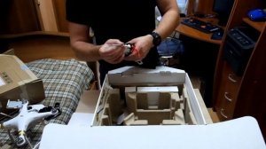 DJI Phantom 3 SE распаковка, обзор, первый полет