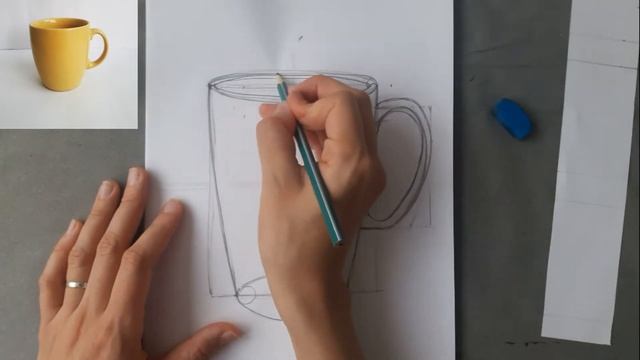 Линейно-конструктивное построение бытовых предметов. Средние классы. смотреть онлайн