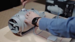 Подключение вентилятора TYPHOON через клеммную коробку