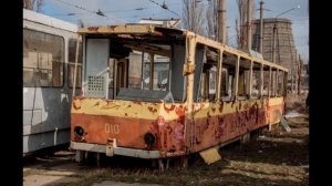 списаные трамваи татра т6б5 в Киеве #рекомендации #татра #TATRA #грусть