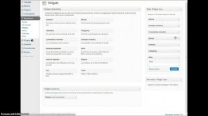 Curso de Wordpress 6 - Widgets  Wordpress 2013 Parte 1