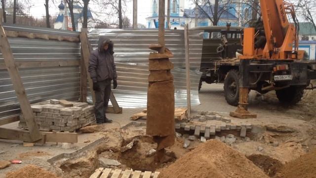 Бурение под БНС d500мм смотреть онлайн