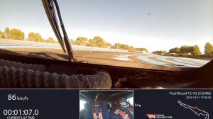 RN #1 Onboard video Paul Ricard 1C-V2 (5.8 KM), R.S.01, 02:14.309