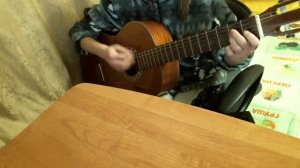 На белом-белом покрывале января  - с разбором на гитаре