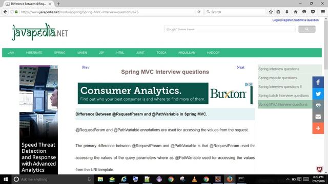 Difference Between @RequestParam and @PathVariable in Spring MVC.
| javapedia.net смотреть онлайн