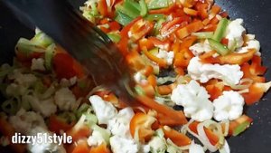 вкусное блюдо в ВОКе, простое блюдо из ФАРША, овощное рагу, РЕЦЕПТ #dizzy51style #ukraine