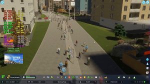 Cities Skylines II RTX 3060 TI Ryzen 7 5700X | 100,000 Population GAMING TEST 2024 Cities Skylines
