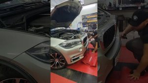 БМВ х5 2016 г промывка радиаторов с разбором!