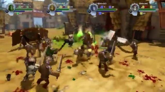 Orc Attack 4 Player Village Gameplay смотреть онлайн