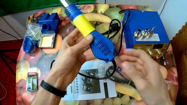 Распаковка термовоздушной паяльной станции Yaxun 886D