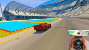 Race All Cars Florida 500  - McQueen VS Francesco Bernoulli Chick Hicks Mario Andretti and Friends