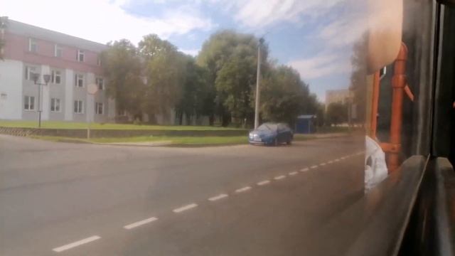 Молодечно.Поездка на автобусе МАЗ-105.065 Гос.№ АЕ 9811-5 Маршрут №6а (13.08.2023) смотреть онлайн