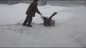 самодельный снегоуборщик