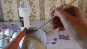 DIY -Декупаж на яичной скорлупе| Декор яичной скорлупой| Decoupage on eggshell