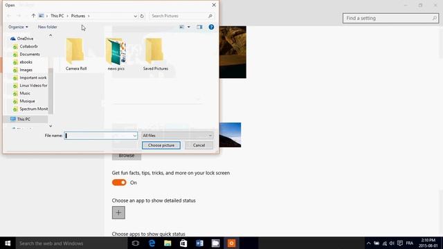 Windows 10 How to change lock screen picture or make a slideshow смотреть онлайн