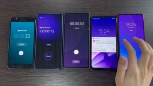 Five Samsung Alarm Clock Samsung J7 Neo & Samsung Note10 & black Fox & A30S