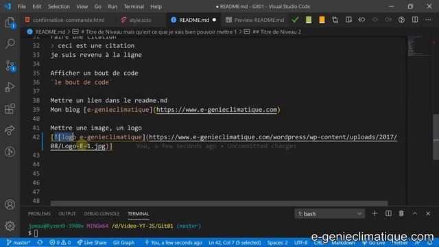 Git17-README.md-Le MarkDown pour que lorsque l'on clique sur une image il ne se passe rien смотреть онлайн