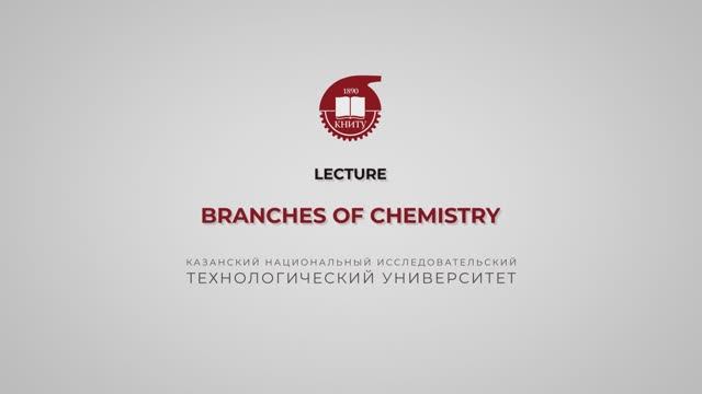 Branches of chemistry