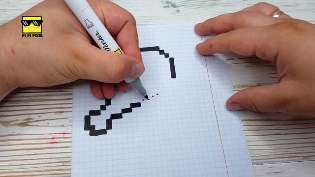 КАВАЙНАЯ КУРИНАЯ НОЖКА ИЗ KFC - РИСУНКИ ПО КЛЕТОЧКАМ ? KFC KAWAII pixel art смотреть онлайн