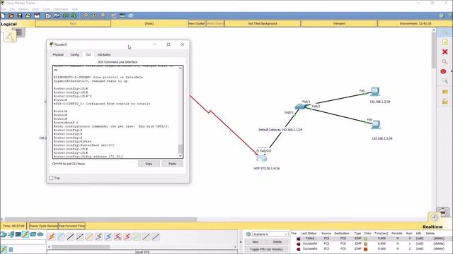 Static Routing Configuration (WAN) :: Cisco Packet Tracer