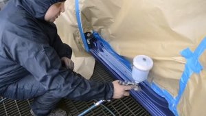 Ремонт сквозной коррозии арки с покраской