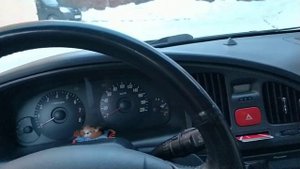 Завод авто в мороз -20 хендай Элантра j3 2005 г.