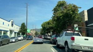SAN RAFAEL - Driving Downtown - Dash Cam - 4K - California