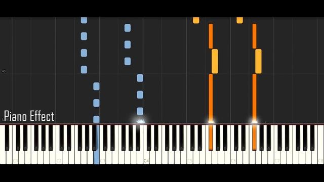 Gigi D'Agostino - L'Amour Toujours (I'll Fly With You) (Piano Tutorial Synthesia)