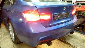 Звук выхлопа BMW F30, Тюнинг БМВ Ф30